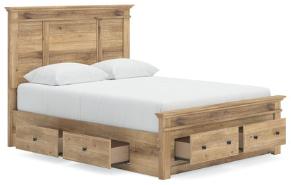 Makidern - Panel Storage Bed