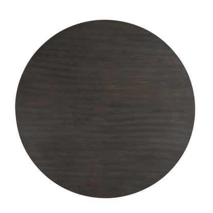 Plateau - 54" Round Dining Table - Top & Base - Dark Brown