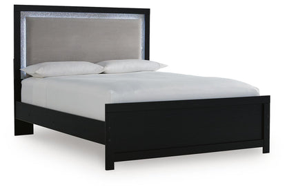 Maeling - Upholstered Panel Bed