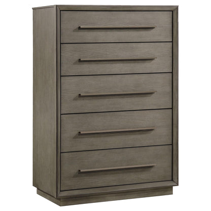 Durango 5-drawer Bedroom Chest Taupe Oak