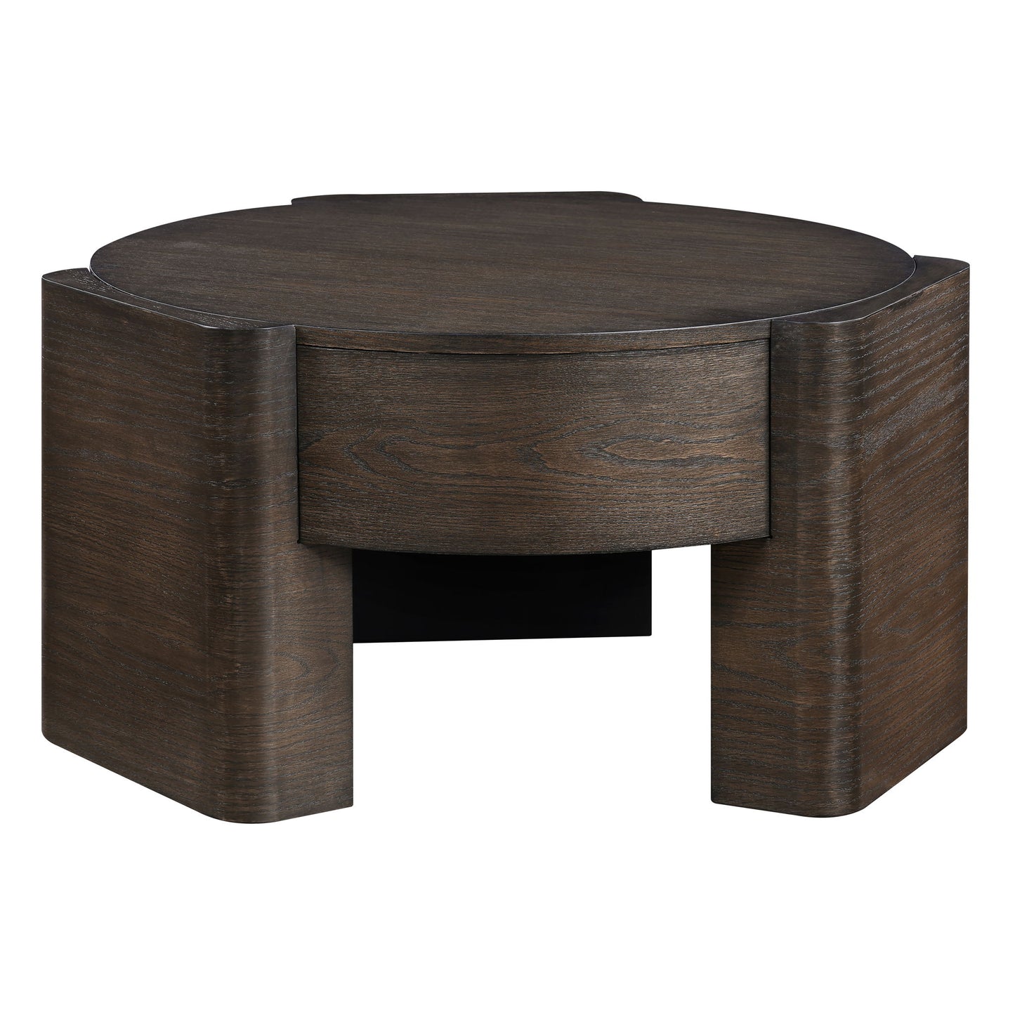 Salina - 3 Piece Round Occasional Set - Espresso