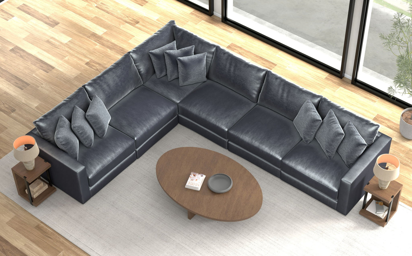 Remington - Modular Sofa - Slate
