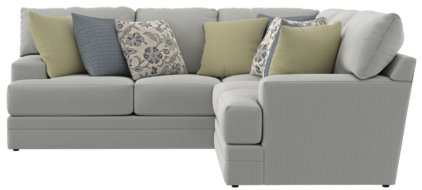 Stockbridge - Sectional With Comfort Coil Seating And 9 Accent Pillows Included