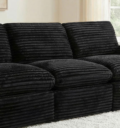 Collins Modular Armless Chair Black