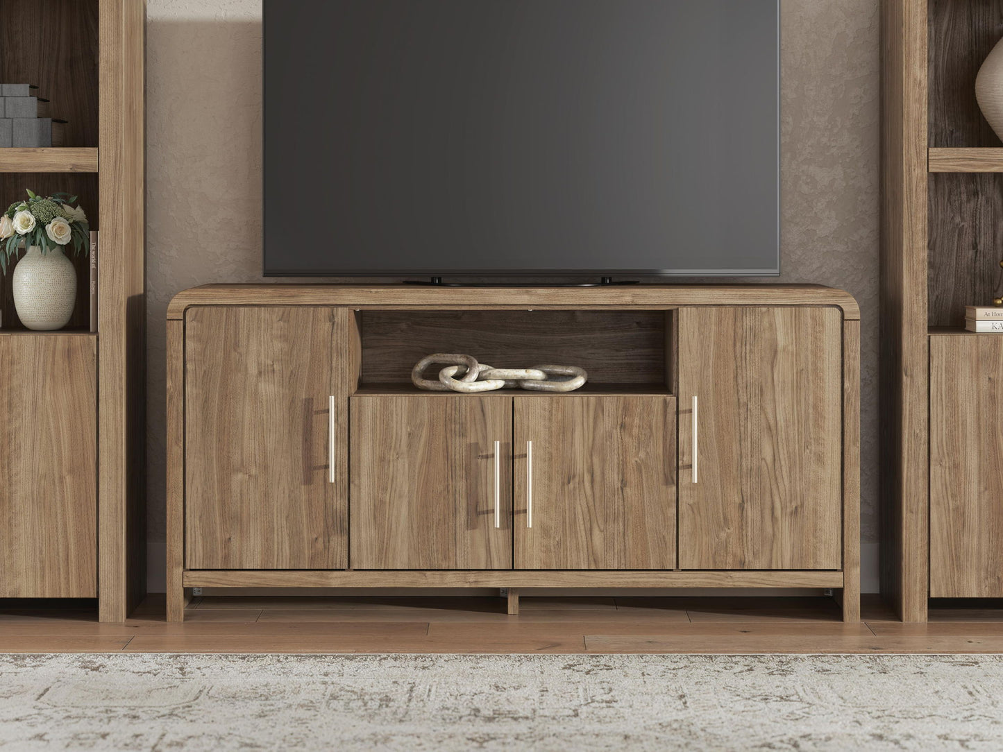 Dovander - Extra Large TV Stand - Brown