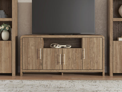 Dovander - Extra Large TV Stand - Brown