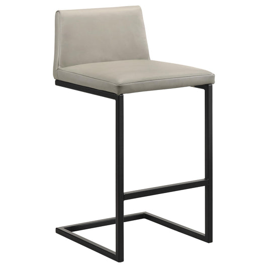 Vardon Genuine Leather Bar Stool Tan (Set of 2)