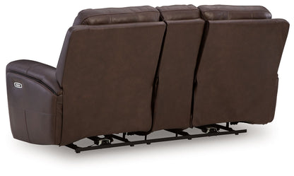 Gravier - Power Reclining Loveseat With Console / Adjustable Headrest - Cordova