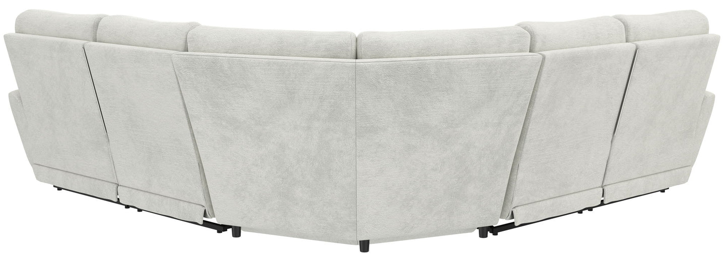 Majesty - Deep Seating Power Reclining Sectional And Ottoman