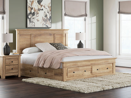 Makidern - Panel Storage Bed