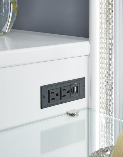 Chalanna - Vanity With Mirror - White
