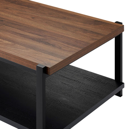Linea - 3 Piece Occasional Set (1 Coffee & 2 End Tables) - Black / Brown