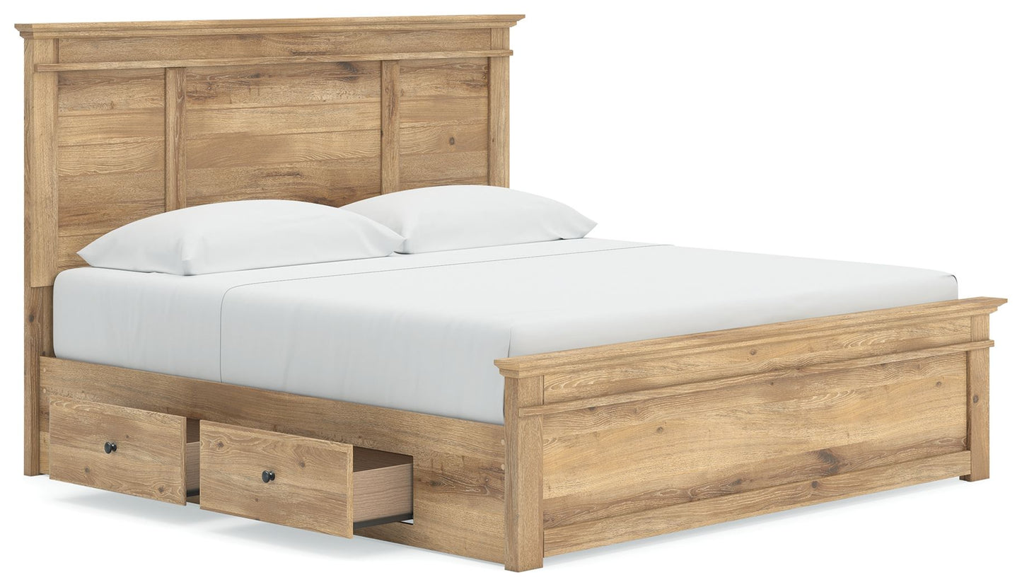 Makidern - Panel Storage Bed