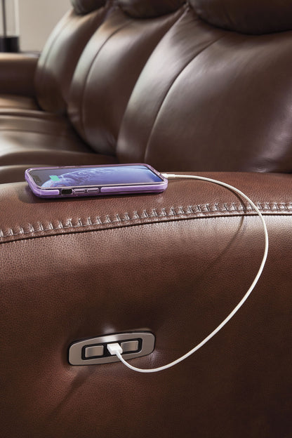 Bexhurst - Power Reclining Sofa With Adjustable Headrest