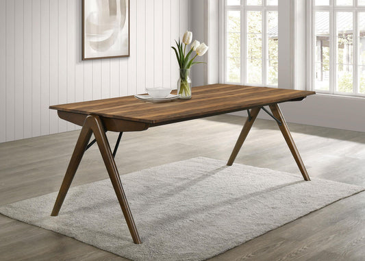 Randolph 82-inch Smart Top Rectangular Dining Table Sheesham and Brown