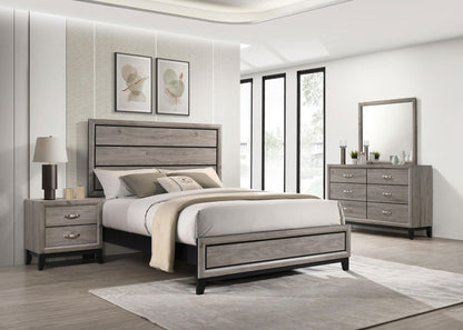 Valen Four-piece Full Bedroom Set Light Taupe