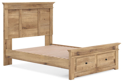 Makidern - Panel Storage Bed