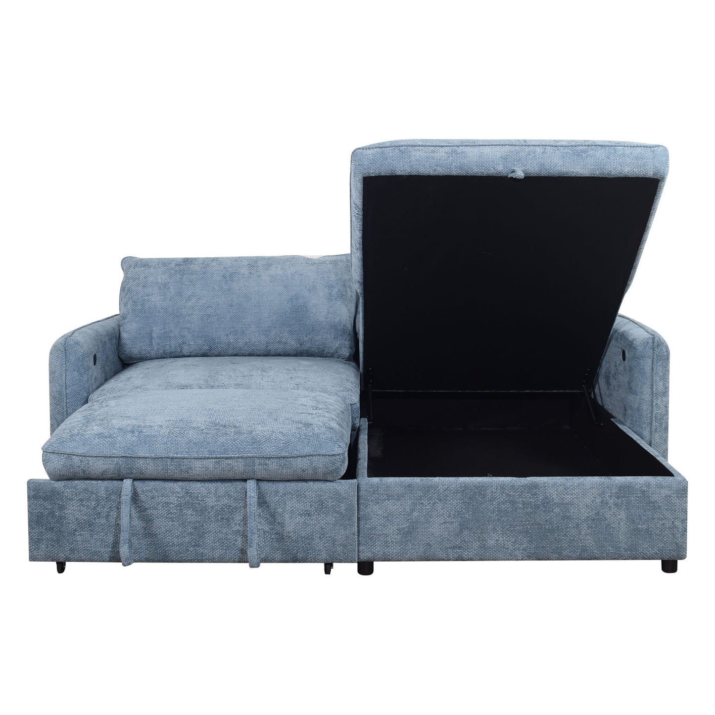 Finn - 2 Piece Sectional (LAF Sofa/Chaise) - Blue