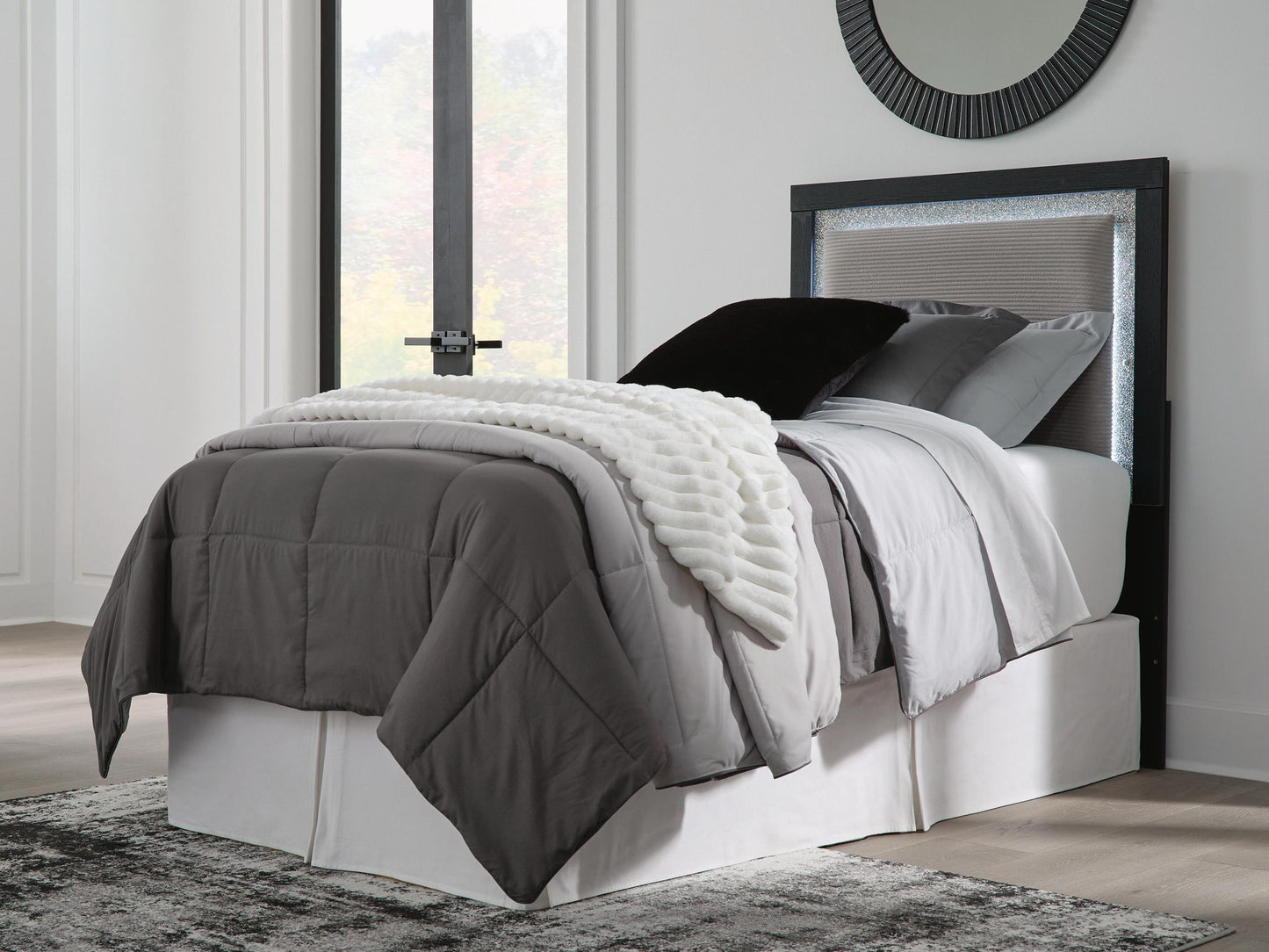 Maeling - Upholstered Panel Headboard