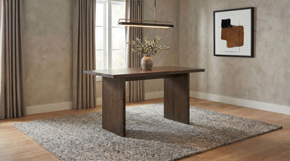 Decker 70-inch Rectangular Wood Counter Height Dining Table Dark Walnut