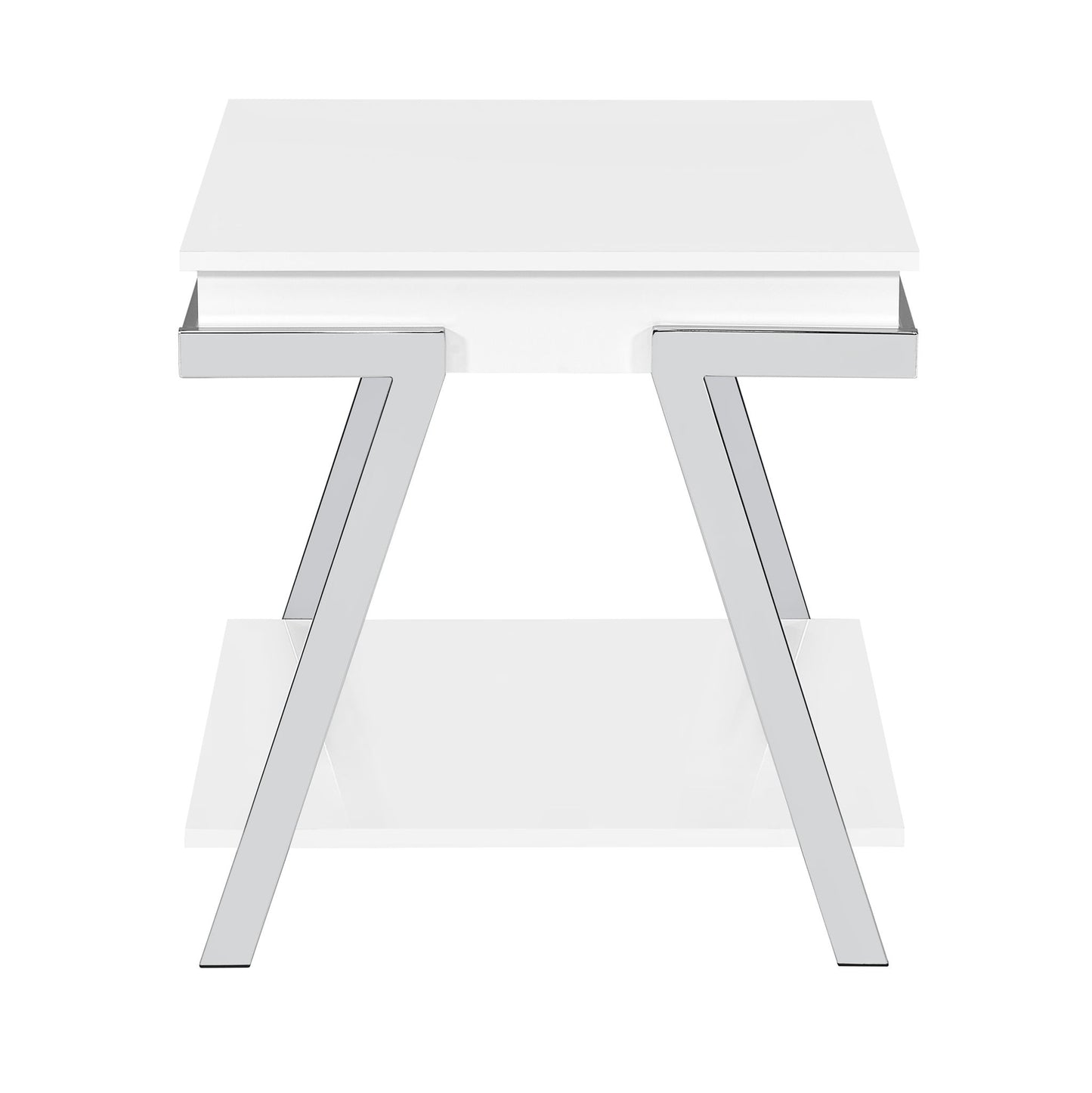 Zena - End Table - White