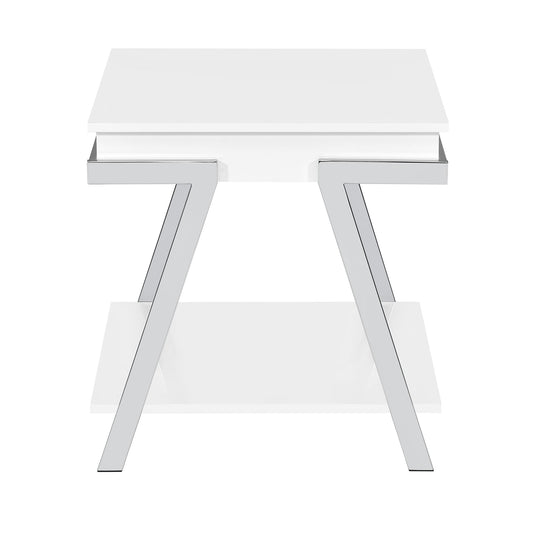 Zena - End Table - White