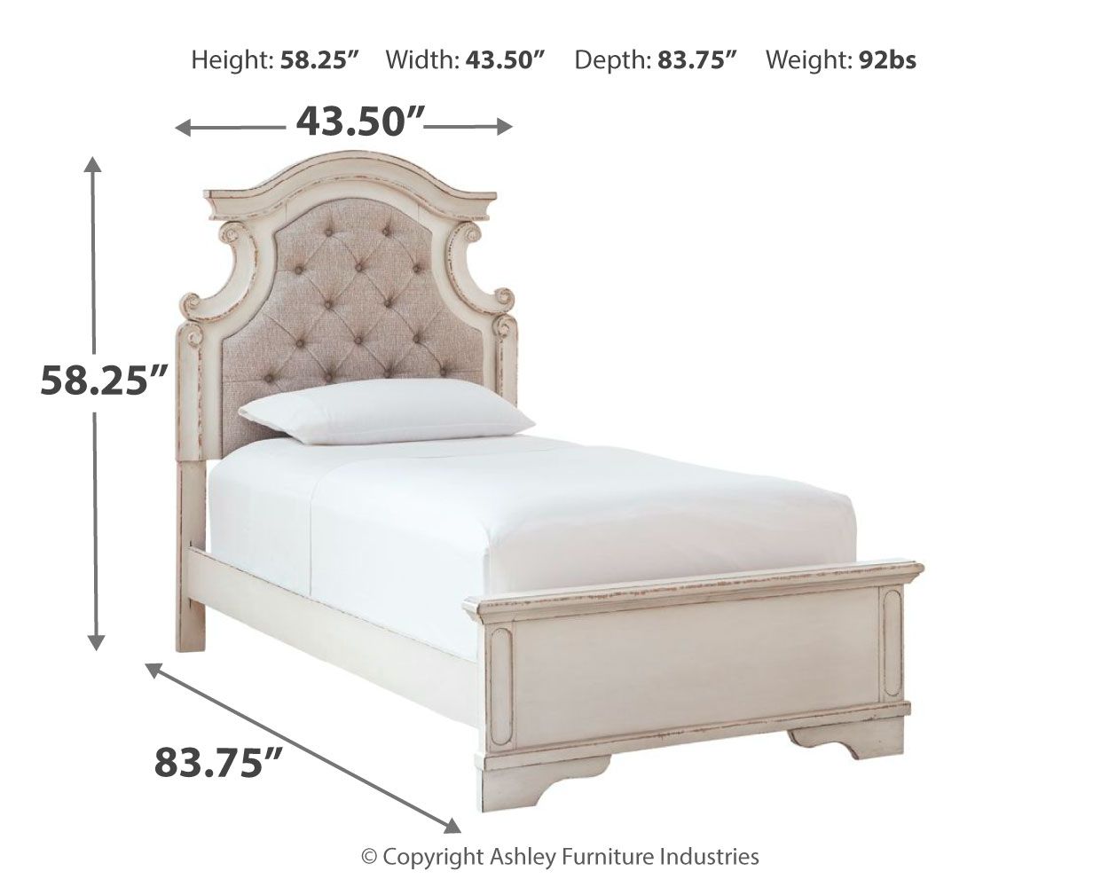 Realyn - Panel Bed