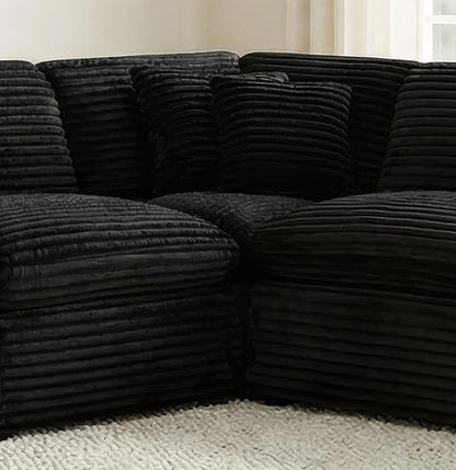 Collins Modular Corner Chair Black