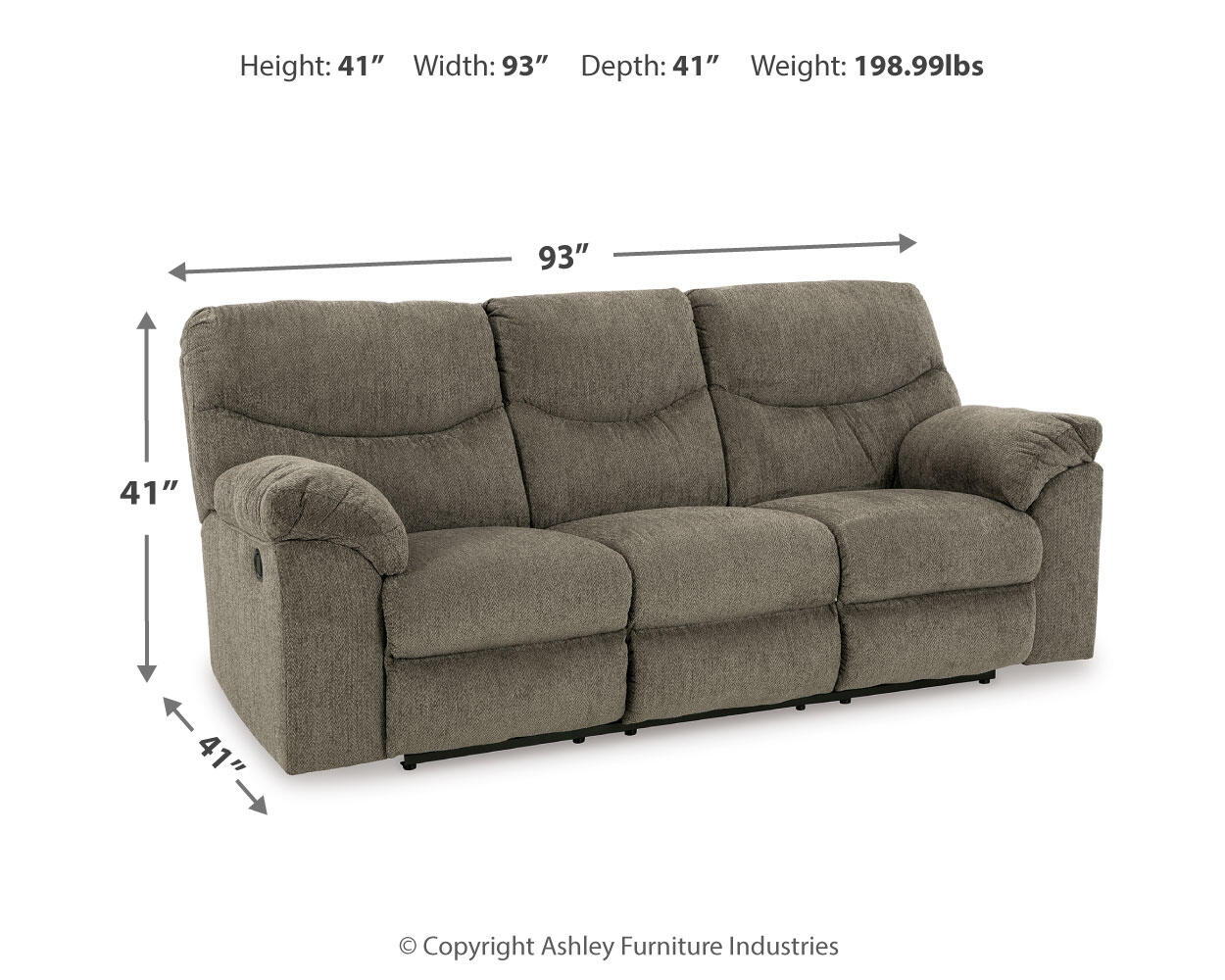 Alphons - Reclining Sofa
