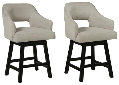 Tallenger - Upholstered Swivel Barstool (Set of 2)