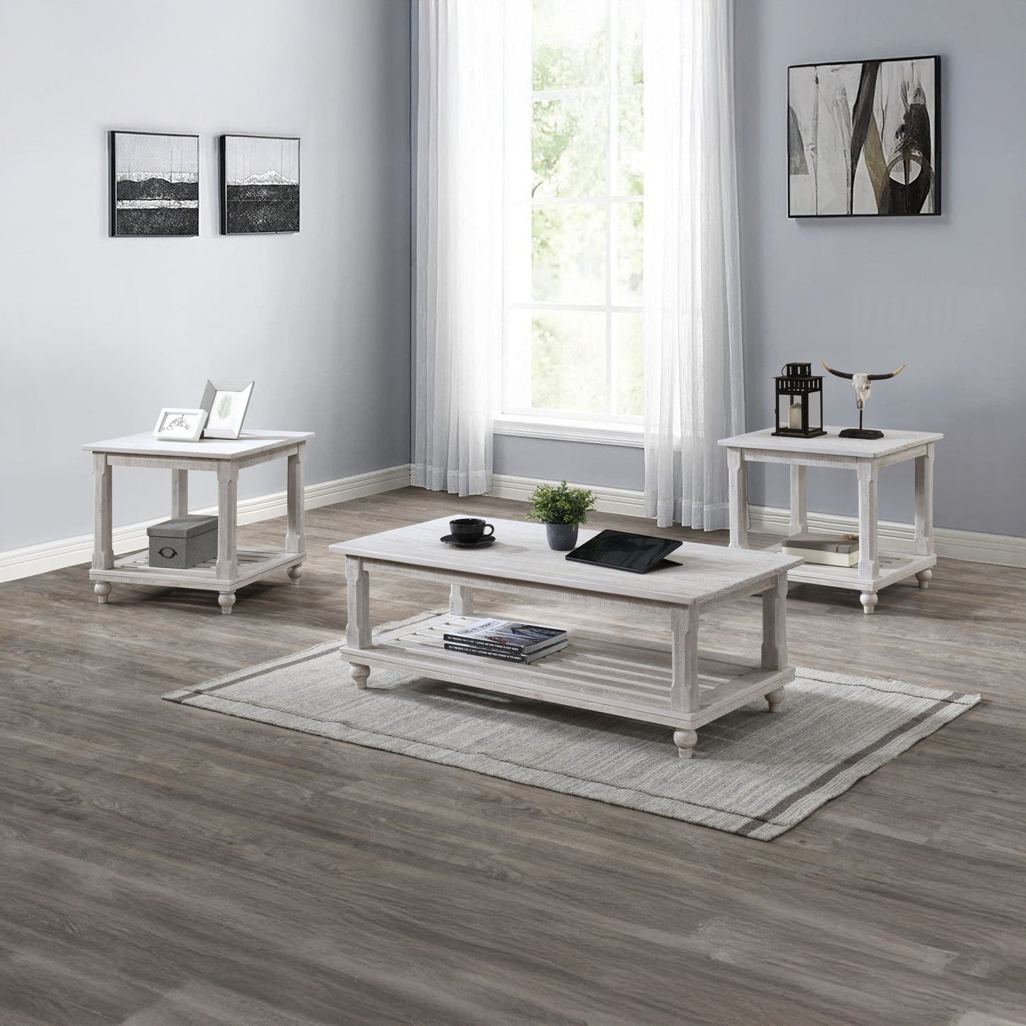 Cade - 3 Piece Occasional Set (1 Coffee & 2 End Tables)