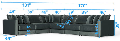 Remington - Modular Sofa - Pine