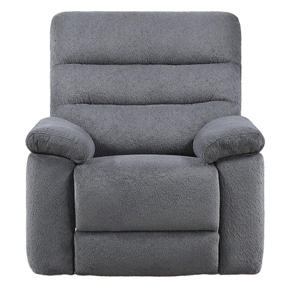 Cozy - Manual Recliner - Gray