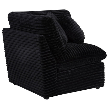 Collins Modular Corner Chair Black