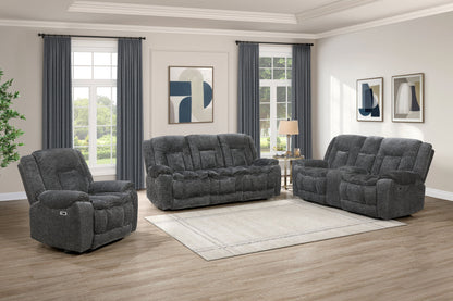 Stanwick - Reclining Sofa With Power Footrest - Gray