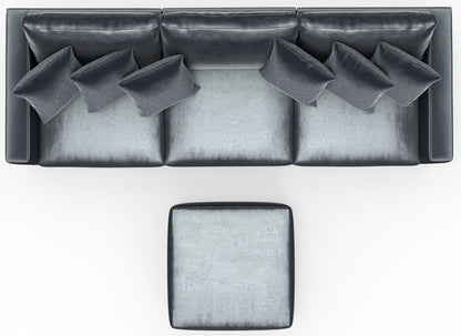Remington - Modular Sofa And Cocktail Ottoman - Slate
