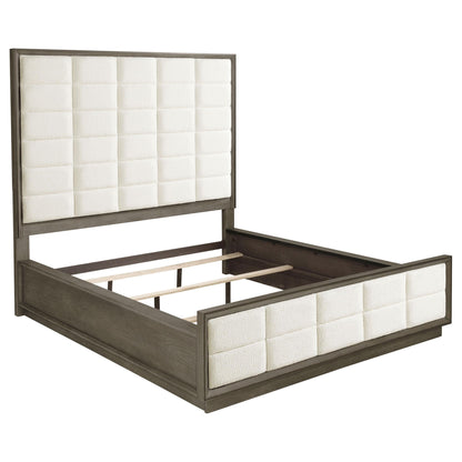 Durango 80-inch California King Panel Bed Taupe Oak
