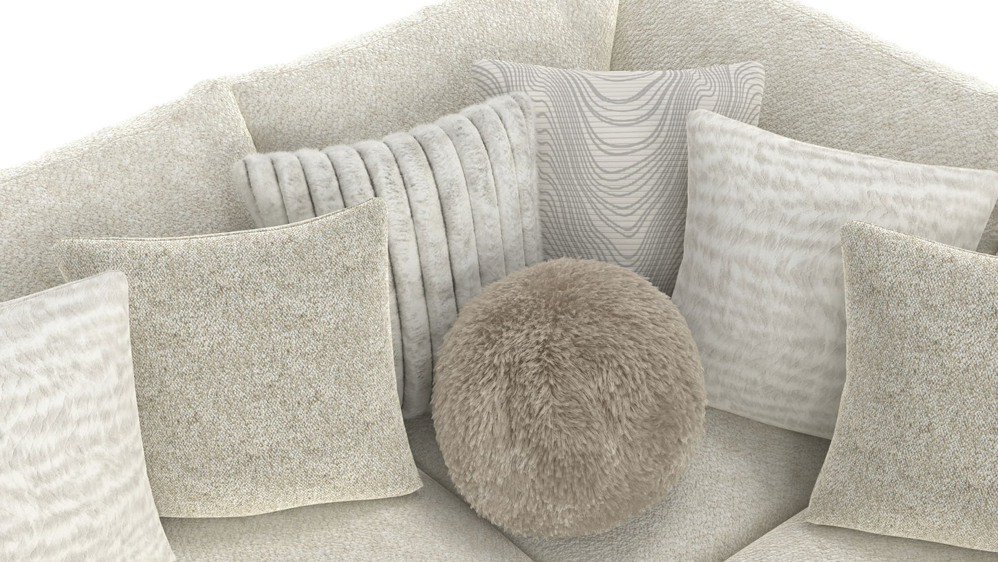 Ritzy - Modular Sofa And Included Cocktail Ottoman