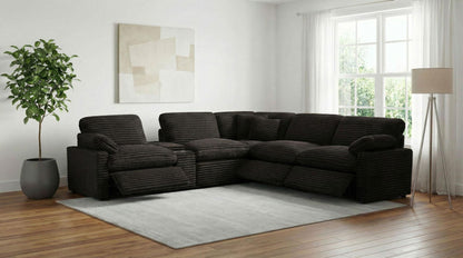 Collins 6-piece Modular Power Reclining Sectional Chocolate Brown