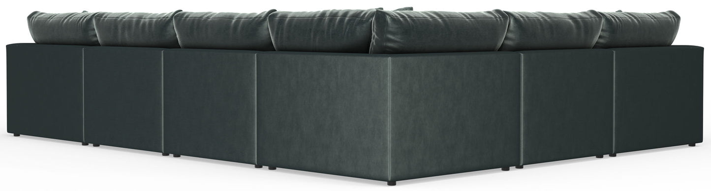 Remington - Modular Sofa And Cocktail Ottoman - Pine