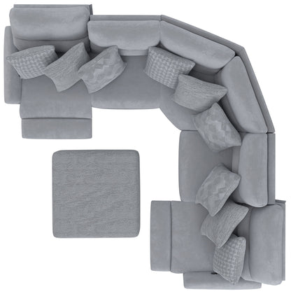 Majesty - Deep Seating Power Reclining Sectional And Ottoman