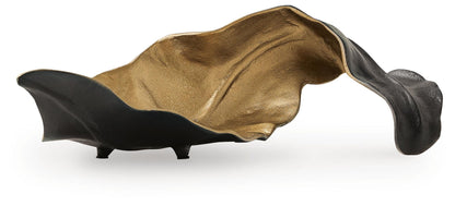 Melinda - Sculpture - Black / Gold Finish