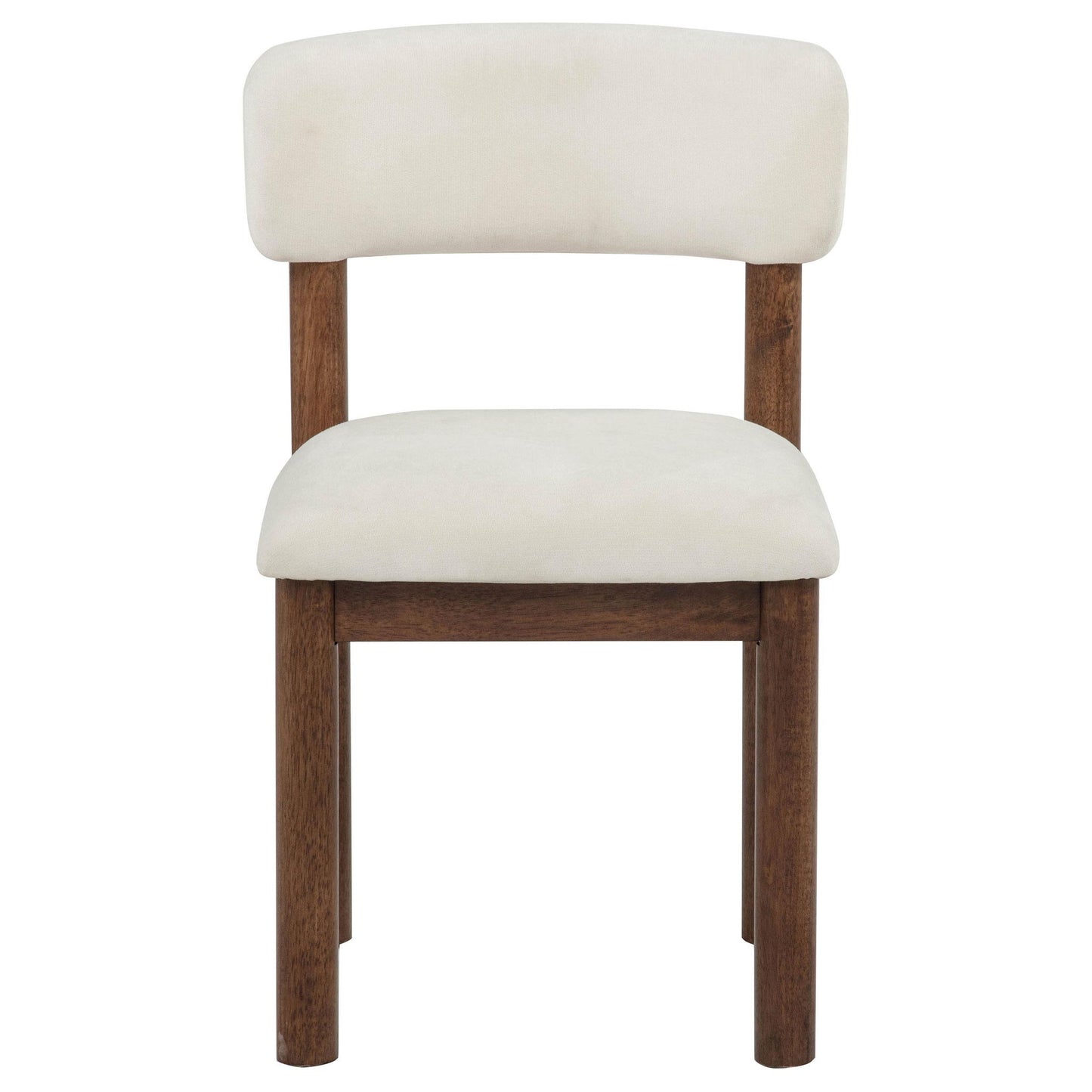 Faulkner Upholstered Dining Side Chair Cream (Set of 2)