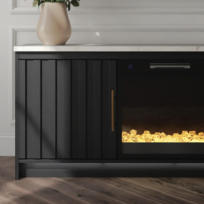 Cadmori - TV Stand With Fireplace Option