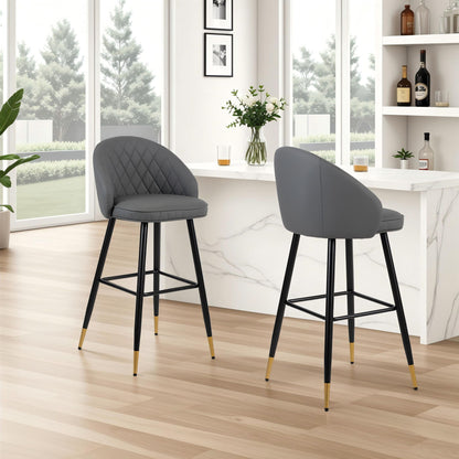 Oliver - Vegan Leather Bar Chair (Set of 2)