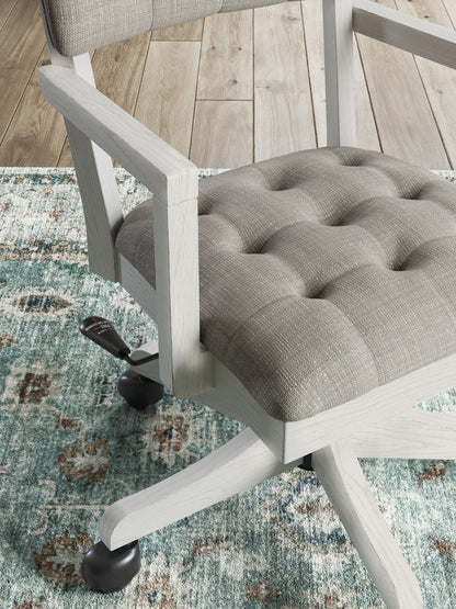 Robbinsdale - Home Office Desk Chair - Antique White