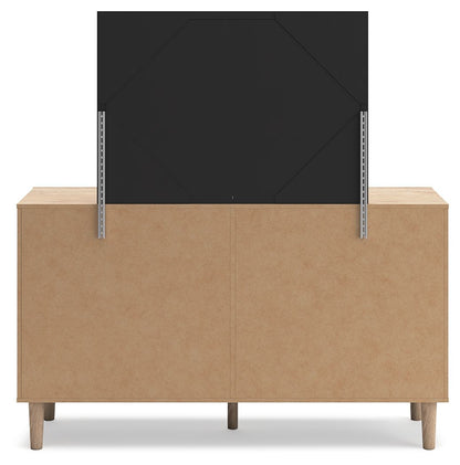Cielden - Dresser And Mirror - Two-Tone
