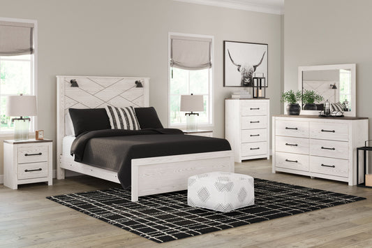 Gerridan - Panel Bedroom Set With Sconces