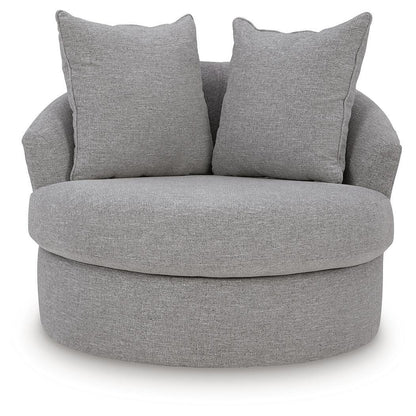 UrbanCrest - Swivel Accent Chair - Pewter