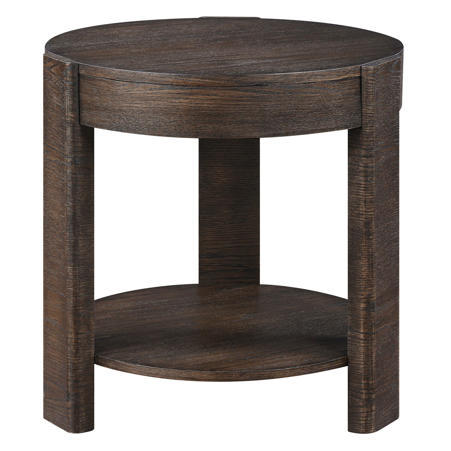 Salina - 3 Piece Round Occasional Set - Espresso